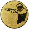 Picture of Metal Shooting Centre 25mm Gold - 1in