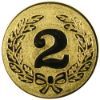 Picture of Metal 2nd Centre 25mm Gold - 1in