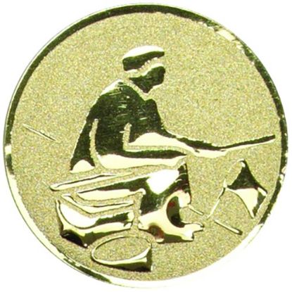 Picture of Metal Fishing Centre 25mm Gold