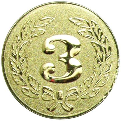 Picture of Metal 3rd Centre 25mm Gold