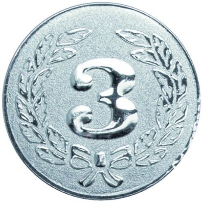 Picture of Metal 3rd Centre 25mm Silver