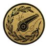 Picture of Metal Whistle Centre 25mm Gold - 1in