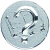 Picture of Metal Quiz Centre 25mm Silver - 1in