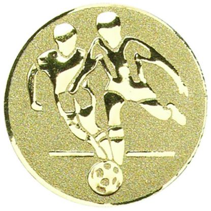 Picture of Metal Double Football Centre 25mm Gold