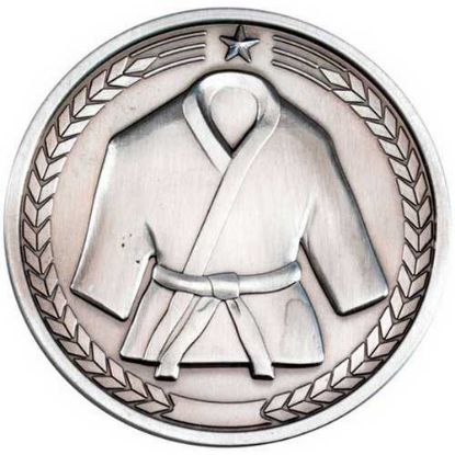 Picture of Martial Arts Medallion Antique Silver