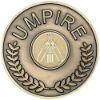 Picture of Umpire Medallion (1in Cen) Antique Gold - 2.75in