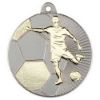 Picture of Football Two Colour Medal Matt Silver|gold - 2in
