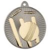 Picture of Cricket Two Colour Medal Matt Silver|gold - 2in