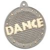 Picture of Dance Two Colour Medal Matt Silver|gold - 2in