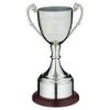 Picture of Nickel Plated Cup On Round Plinth With Band - 9.5in