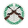 Picture of Acrylic Centre Crossed Rifles - 1in