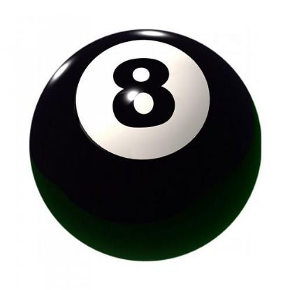 Picture of Acrylic Photo Action Centre 8 Ball Pool