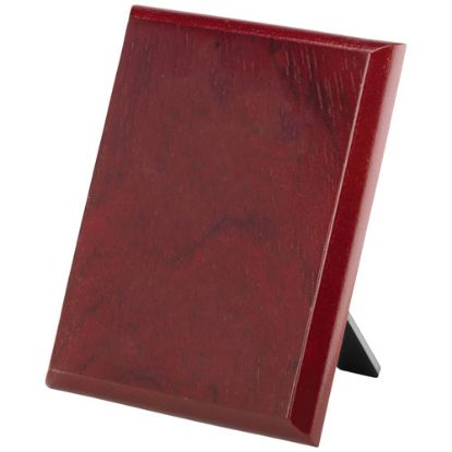 Picture of Rosewood Finish Plaque (Strutted) - 4 X 5in