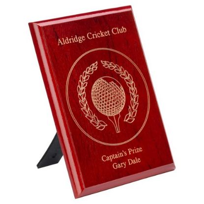 Picture of Rosewood Finish Plaque - 5 X 7in