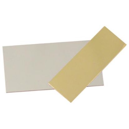 Picture of Plain Plate 50 X 16mm - Silver 2in X 0.63in