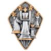 Picture of Chess Diamond Disc In Pewter|gold - 4 X 3in