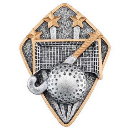 Picture of Pewter~gold Diamond Disc Hockey
