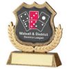 Picture of Brz|gold Shield And Wreath Holder (Takes Sp Shield Centre) - 3.75in
