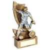 Picture of Brz|pew|gold Male Football Figure On Swoosh Backdrop (1in Centre) - 6in
