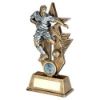Picture of Brz|pew|gold Male Football Figure On Star Backdrop (1in Centre) - 6in