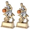 Picture of Brz|pew|orange Male Basketball Figure With Star Backing (1in Centre) - 6in