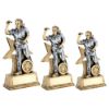 Picture of Brz|gold|pew Female Darts Figure With Star Backing (1in Centre) - 7in