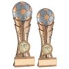 Picture of Brz|pew|gold Football On Fluted Flatback (1in Centre) - 6.5in