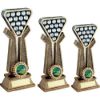 Picture of Brz|pew|gold Pool|snooker Balls On Twin Prongs (1in Centre) - 8in