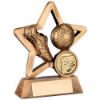 Picture of Brz|gold Football Mini Star (1in Cen) - 3.75in