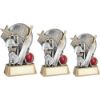Picture of Pew|gold Cricket Ball With Bat And Stumps On Brz Base (1in Cen) - 6.25in