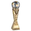 Picture of Brz|pew|gold Football On Leaf Burst Column   (1in Centre) Managers Player - 12in