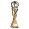 Picture of Brz|pew|gold Football On Leaf Burst Column (1in Centre) Parents Player - 12in