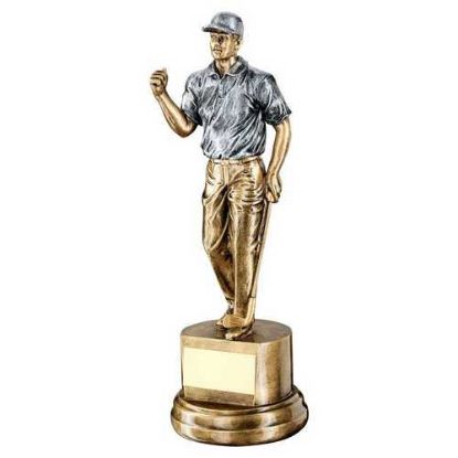 Picture of Brz|pew Male Clenched Fist Golfer - 12.25in