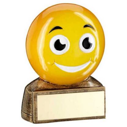 Picture of Brz|yellow Smiling Emoji Figure - 2.75in
