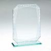 Picture of Jade Glass Rectangle + Silver Lined Edges (4mm Thick) - 6.75in