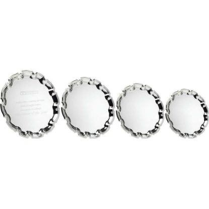 Picture of Silver Plated Iron Salver...Chippendale Edge - 0.5mm Thick 12in
