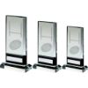Picture of Clear|black Glass Plaque With Lasered Rugby Image (15mm Thick) - 7.5in