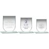 Picture of Jade Glass Shield Plaque (6mm Thick) - 3.75in
