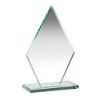 Picture of Jade Glass Tall Diamond Plaque (10mm Thick) - 8in
