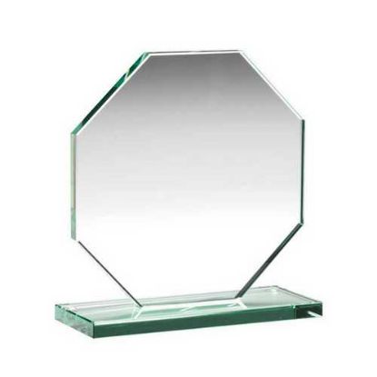 Picture of Jade Glass Octagon Plaque (10mm Thickness)