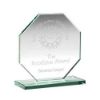Picture of Jade Glass Octagon Plaque (10mm Thickness) - 8.25in
