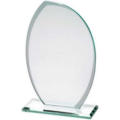 Picture of Jade Glass Plaque With Frosted Sides (6mm Thick)