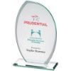 Picture of Jade Glass Plaque With Frosted Sides (6mm Thick) - 7.5in