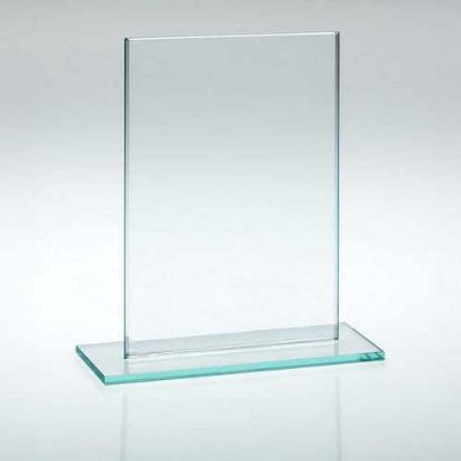 Picture of Jade Glass Narrow Plaque (4mm Thick) - 4.5in