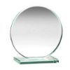 Picture of Jade Glass Round Plaque (10mm Thick) - 3.75in