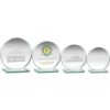 Picture of Jade Glass Round Plaque (10mm Thick) - 3.75in