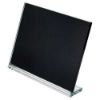 Picture of Black Backed Clear Glass Landscape Plaque - 7.5 X 9.5in