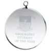 Picture of Clear Glass Round Medal (6mm Thick) - 2.75in