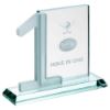 Picture of Jade Glass Rectangle With Frosted No.1 (10mm Thick) - 6in