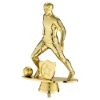 Picture of Gold Male Plastic Football Figure (1in Centre) - 6in